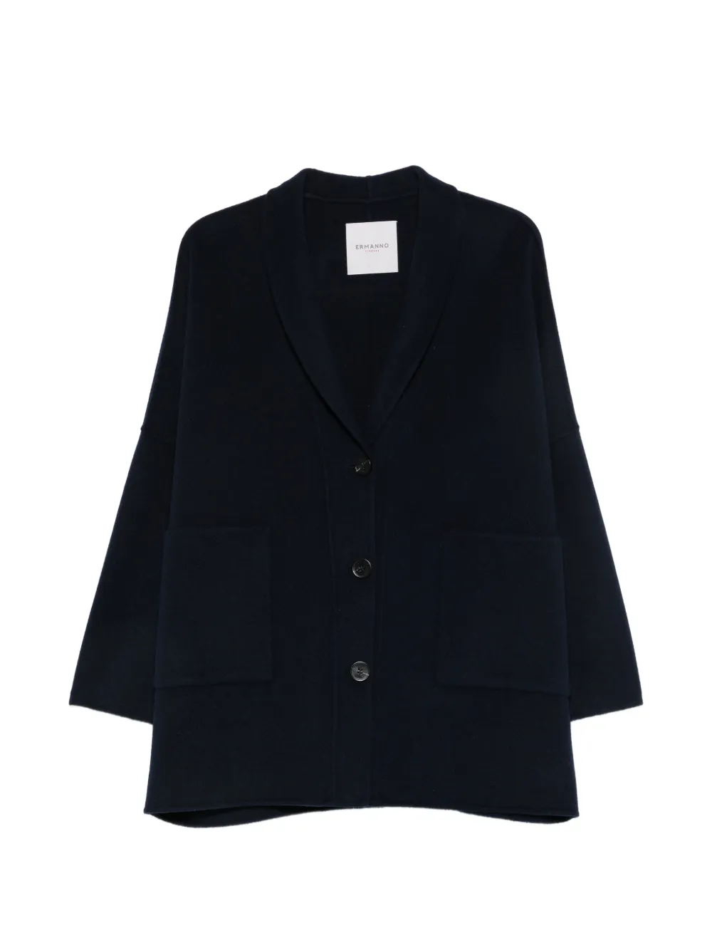 ERMANNO FIRENZE shawl-lapel patch-pocket jacket