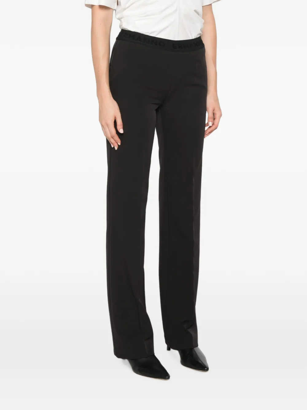ERMANNO FIRENZE Straight broek Zwart