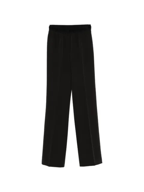 ERMANNO FIRENZE pantalon droit à taille à logo