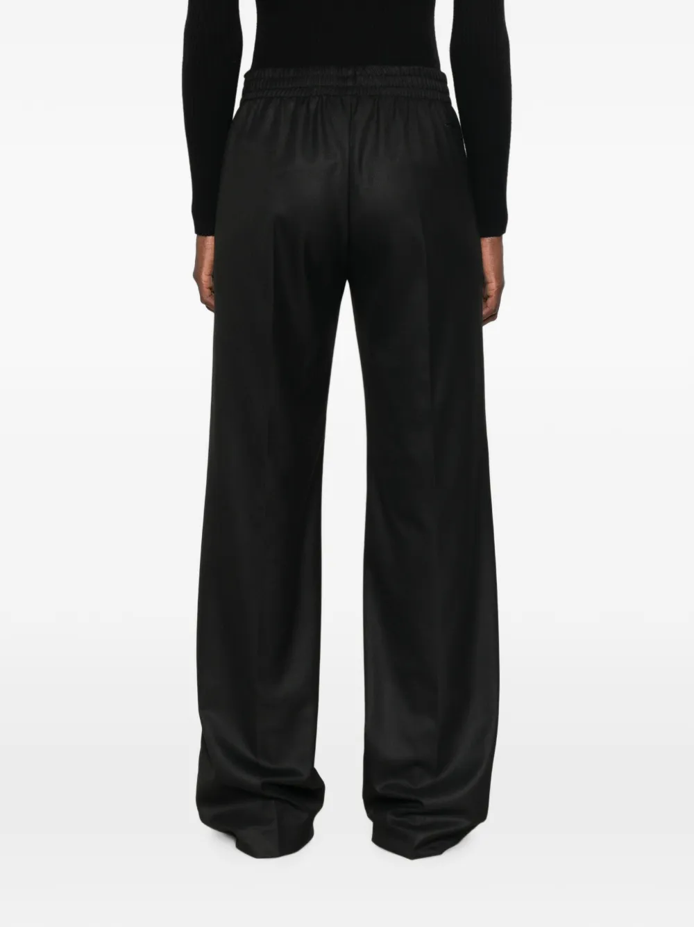 ERMANNO FIRENZE Pantalon met trekkoordtaille Zwart