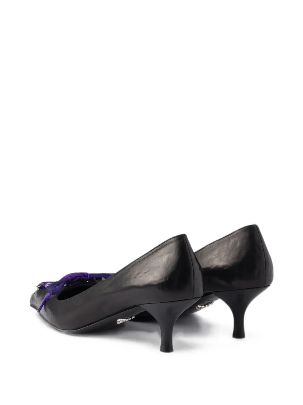Prada Leren pumps Zwart