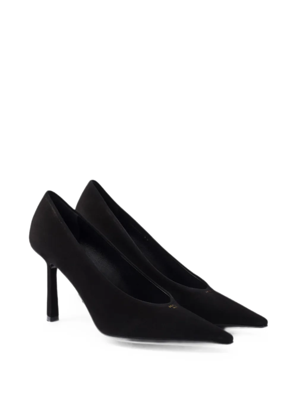 Prada suede pointy-toe pumps Zwart