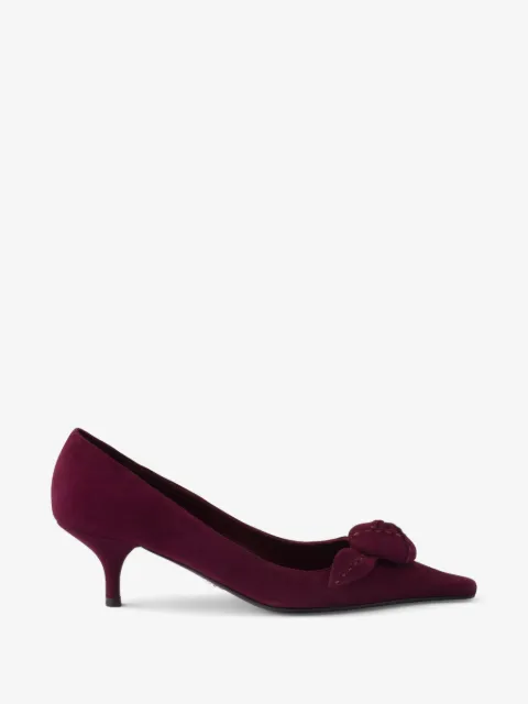 Prada suede pumps