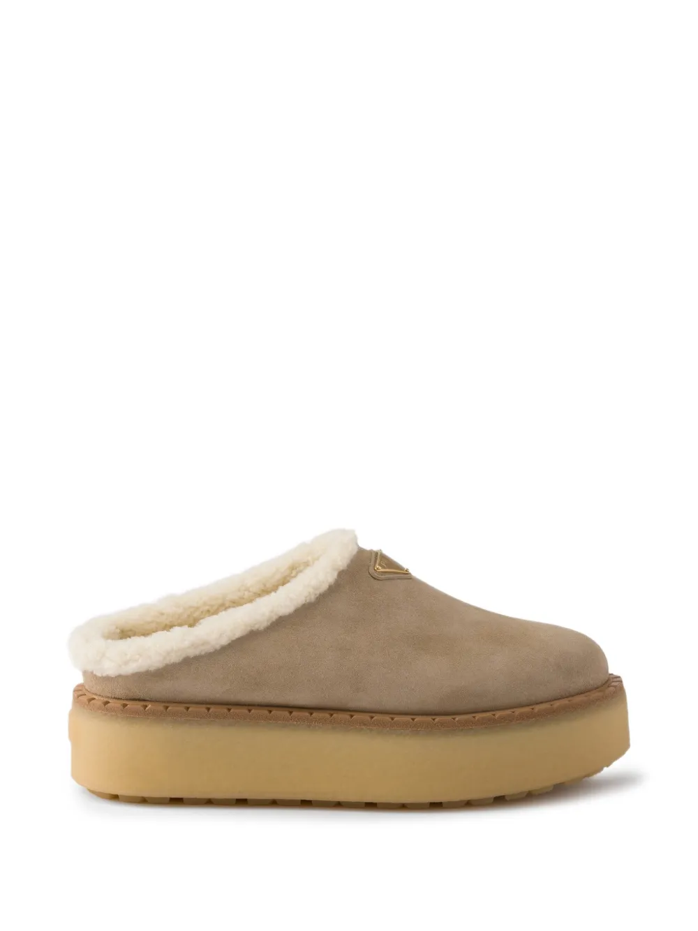 Prada suede slippers - Toni neutri