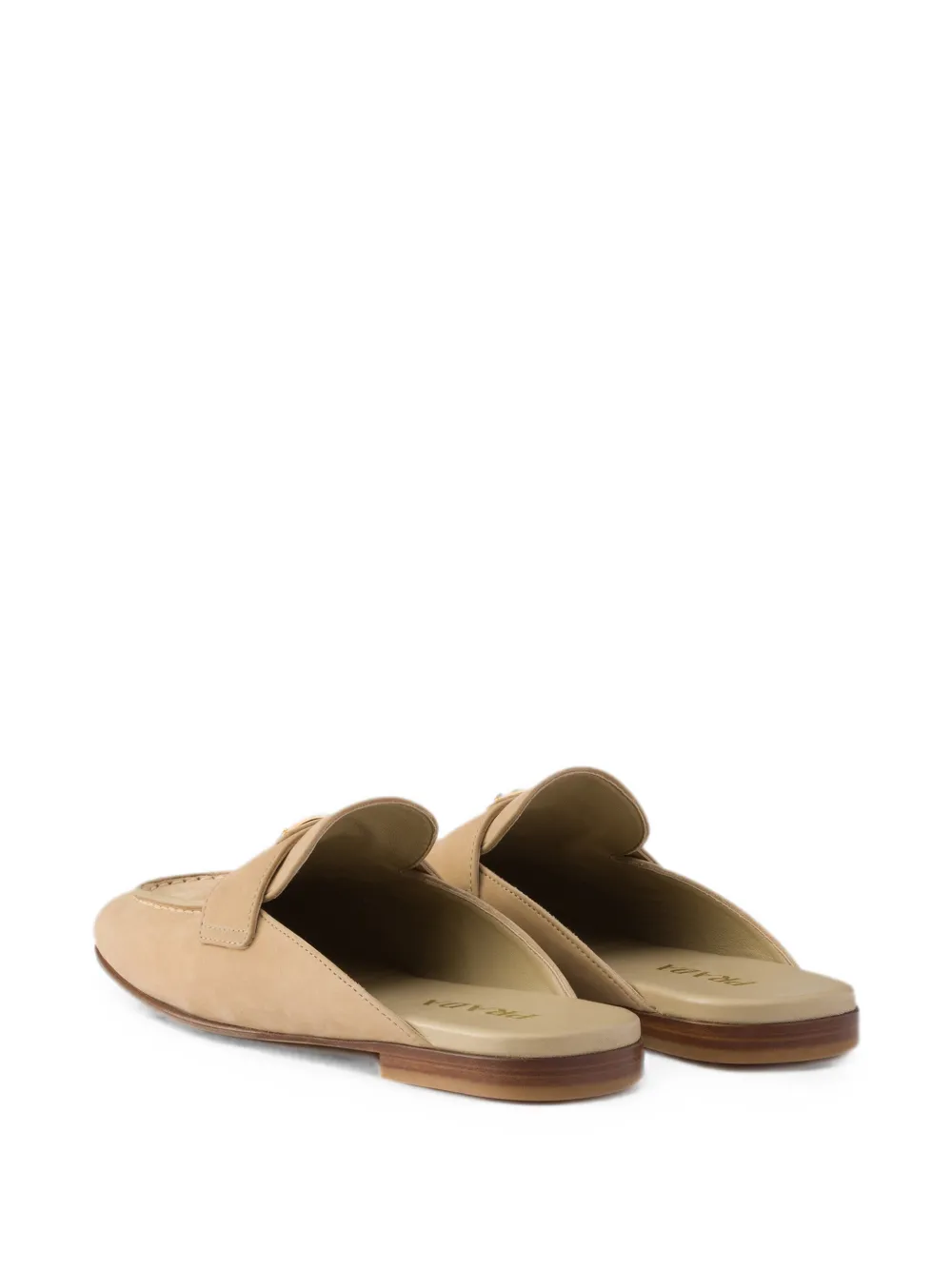 Prada nubuck mules Beige