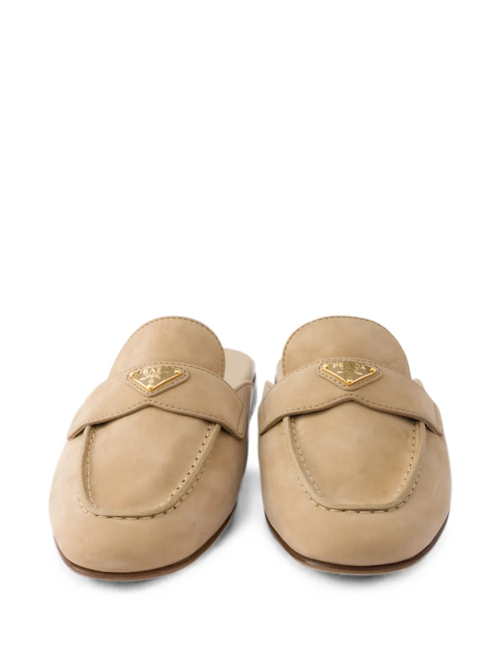 Prada nubuck mules Beige