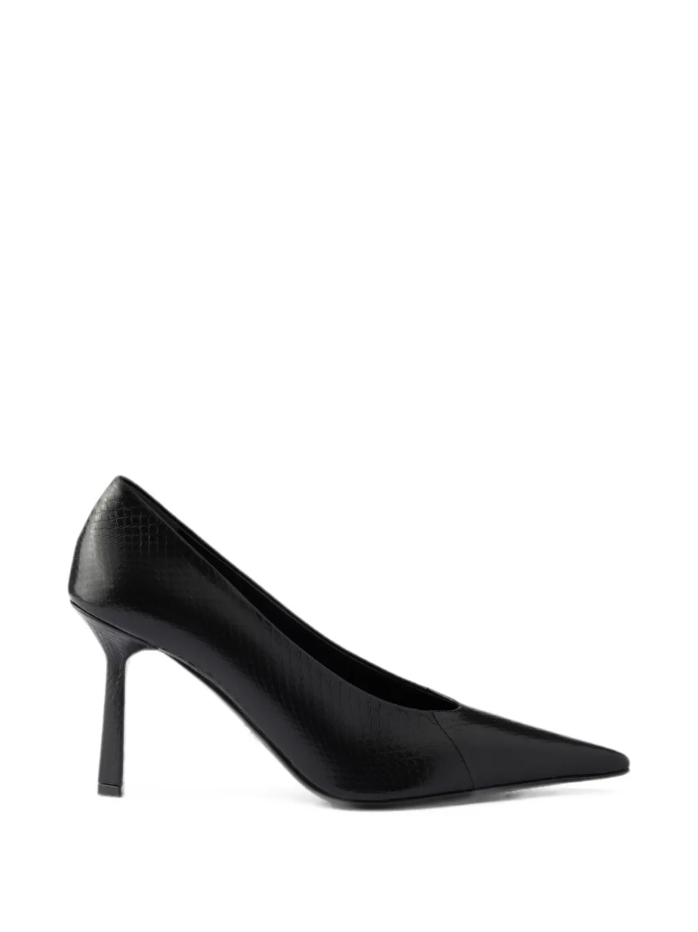 Prada Ayres leren pumps met puntige neus Zwart