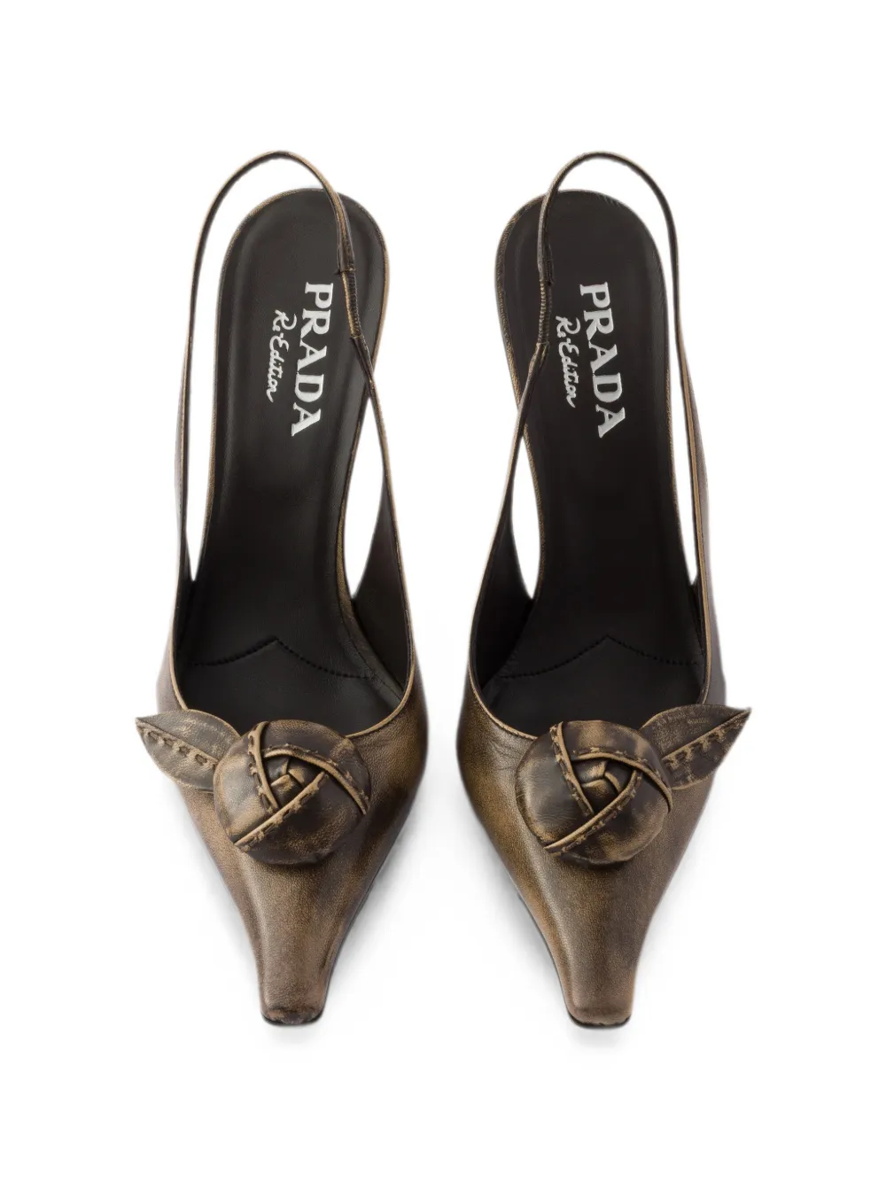 Prada leather slingback pumps Bruin