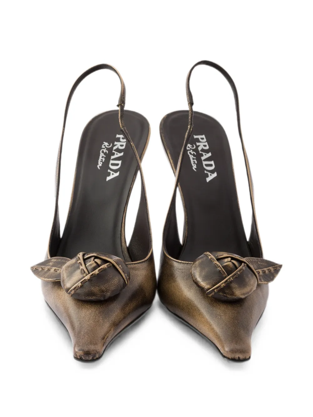 Prada leather slingback pumps Bruin