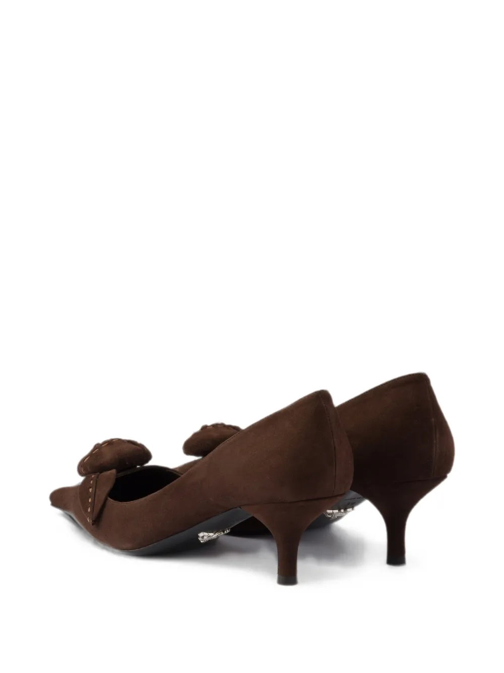 Prada suede pumps Bruin