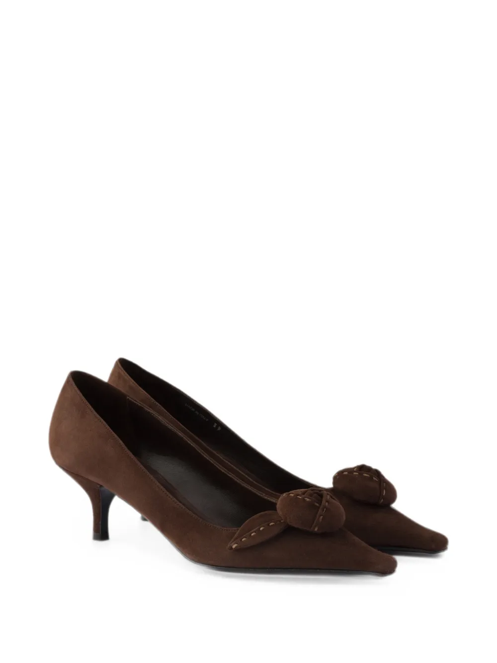 Prada suede pumps Bruin