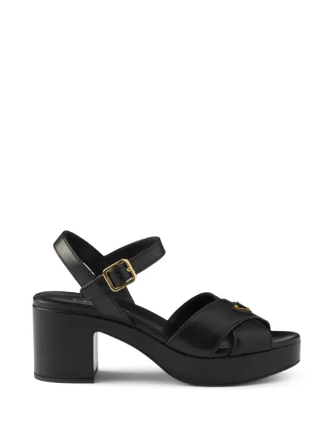 Prada nappa leather platform sandals