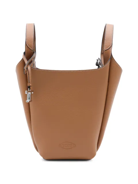 Tod's sac seau en cuir à logo embossé