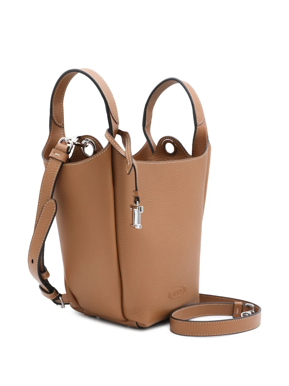 Tod's ロゴエンボス レザーバケットバッグ | ブラウン | FARFETCH JP