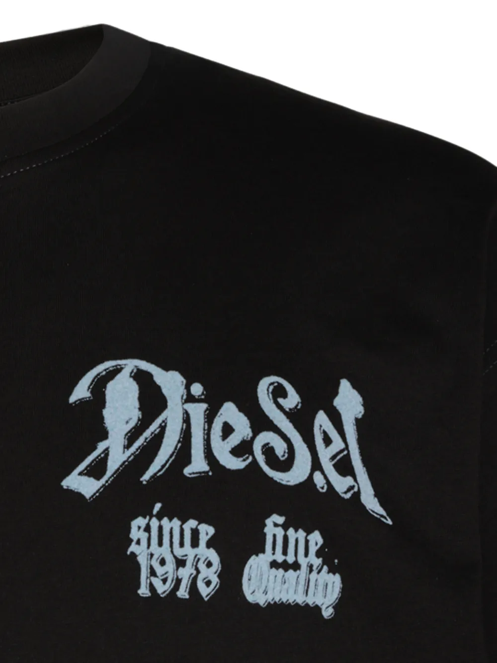 Diesel T-shirt met logoprint Zwart