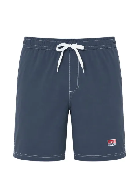 Metalwood Studio logo-patch swim shorts