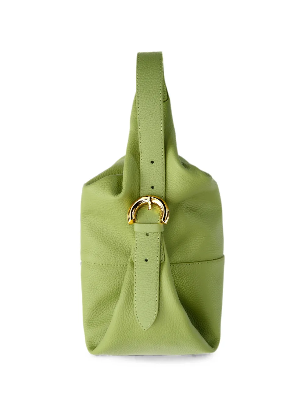 Coccinelle grained leather shoulder bag - Green