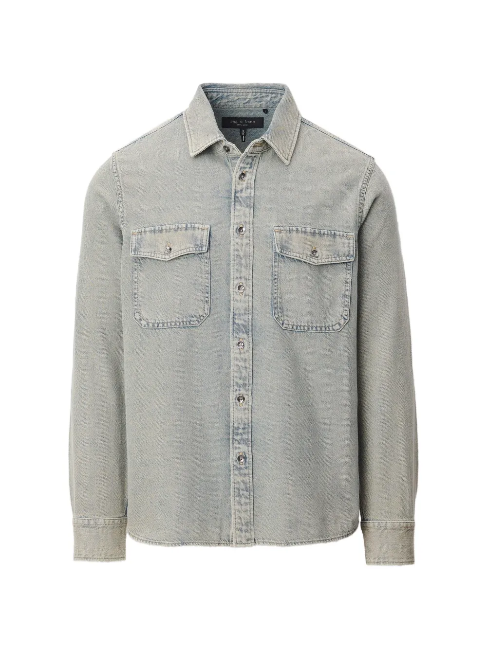 rag & bone Denim overhemd Blauw