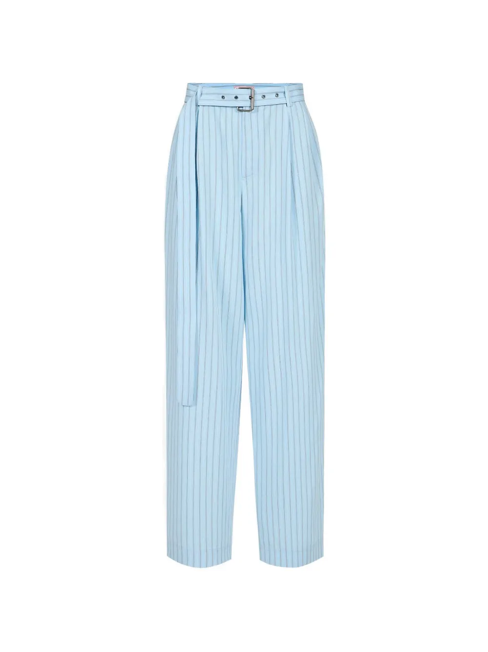 Iceberg Pantaloni gessati con cintura - Blu