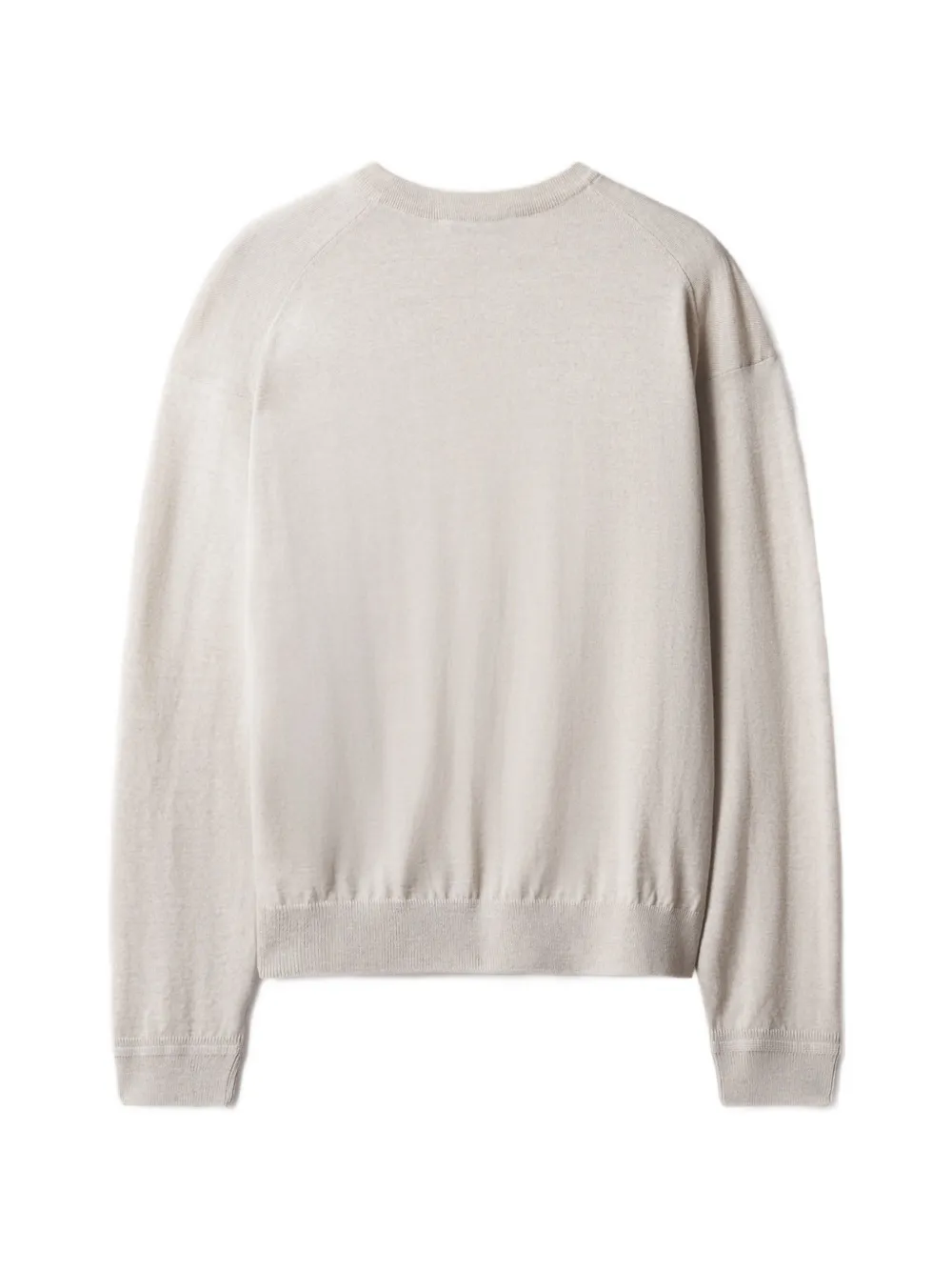 Maison Kitsuné Trui met logopatch Beige