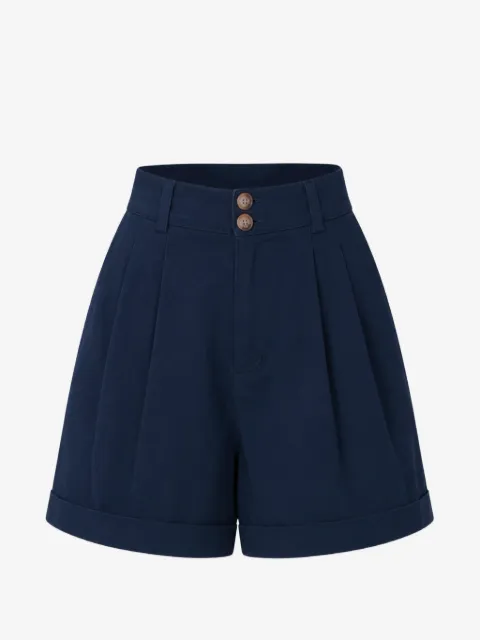 SEROYA Rhoda pleated shorts