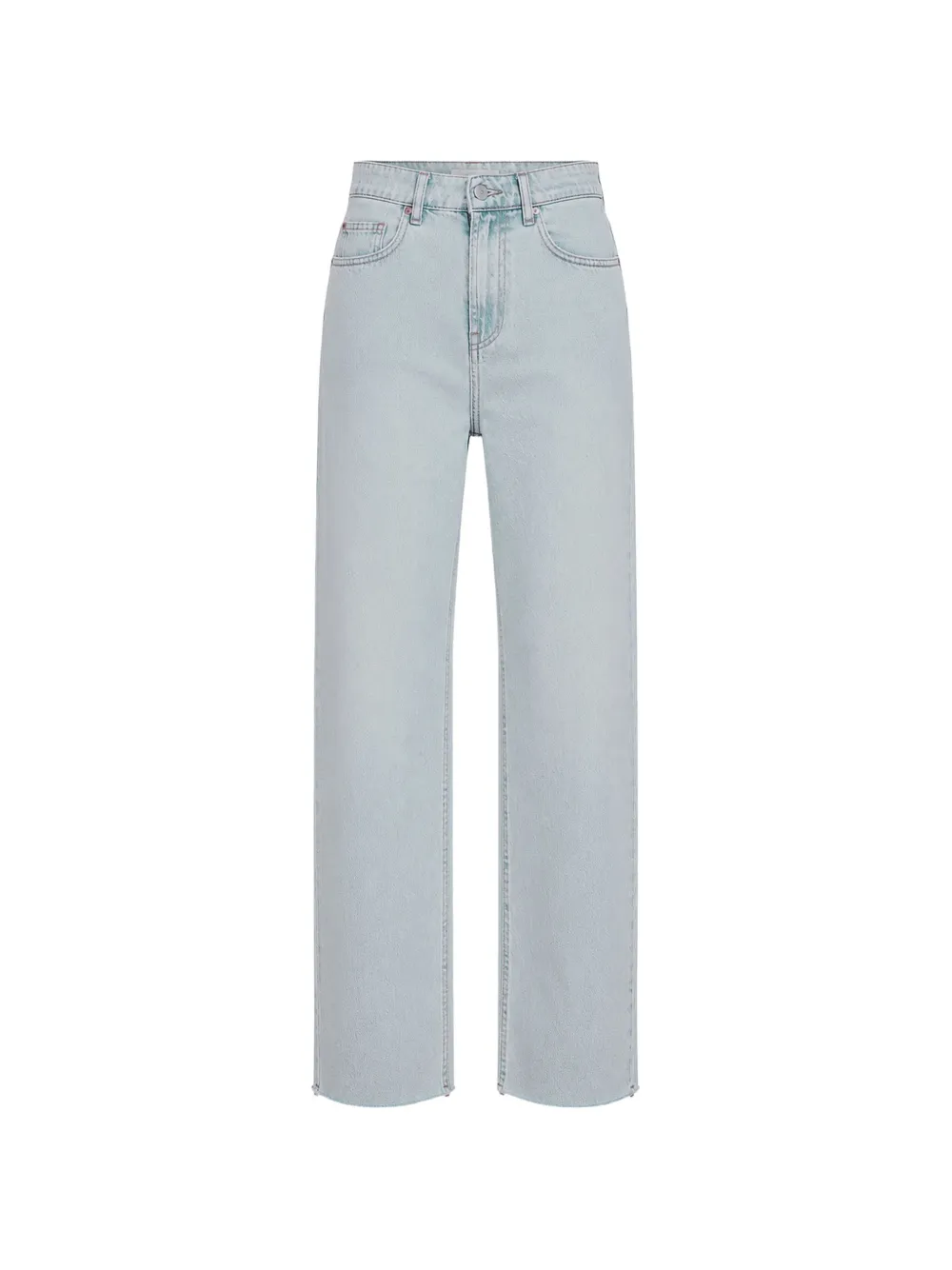 Liviana Conti button-up straight-leg jeans - Blau