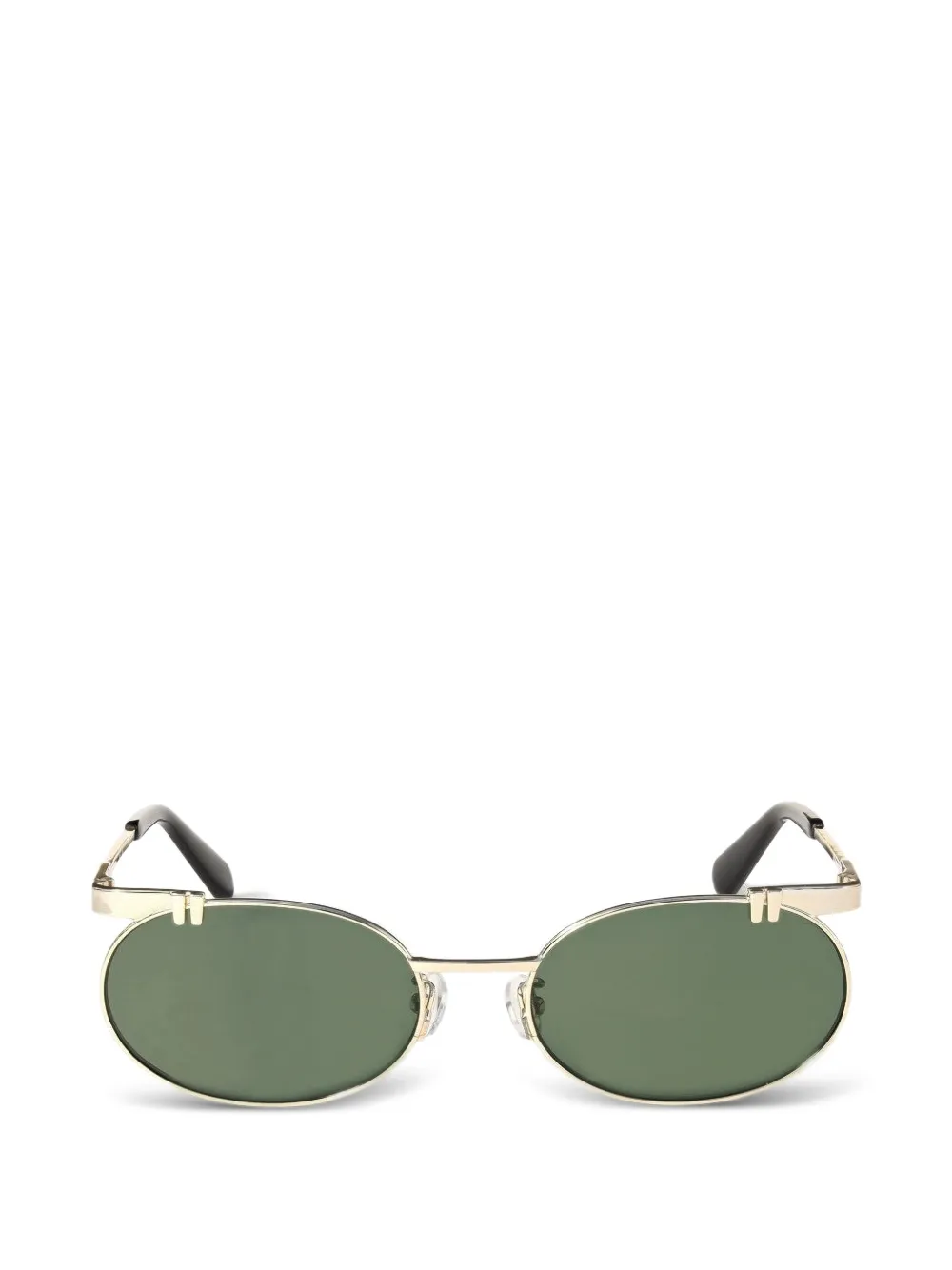 Off-White Eyewear oval-frame sunglasses - Oro
