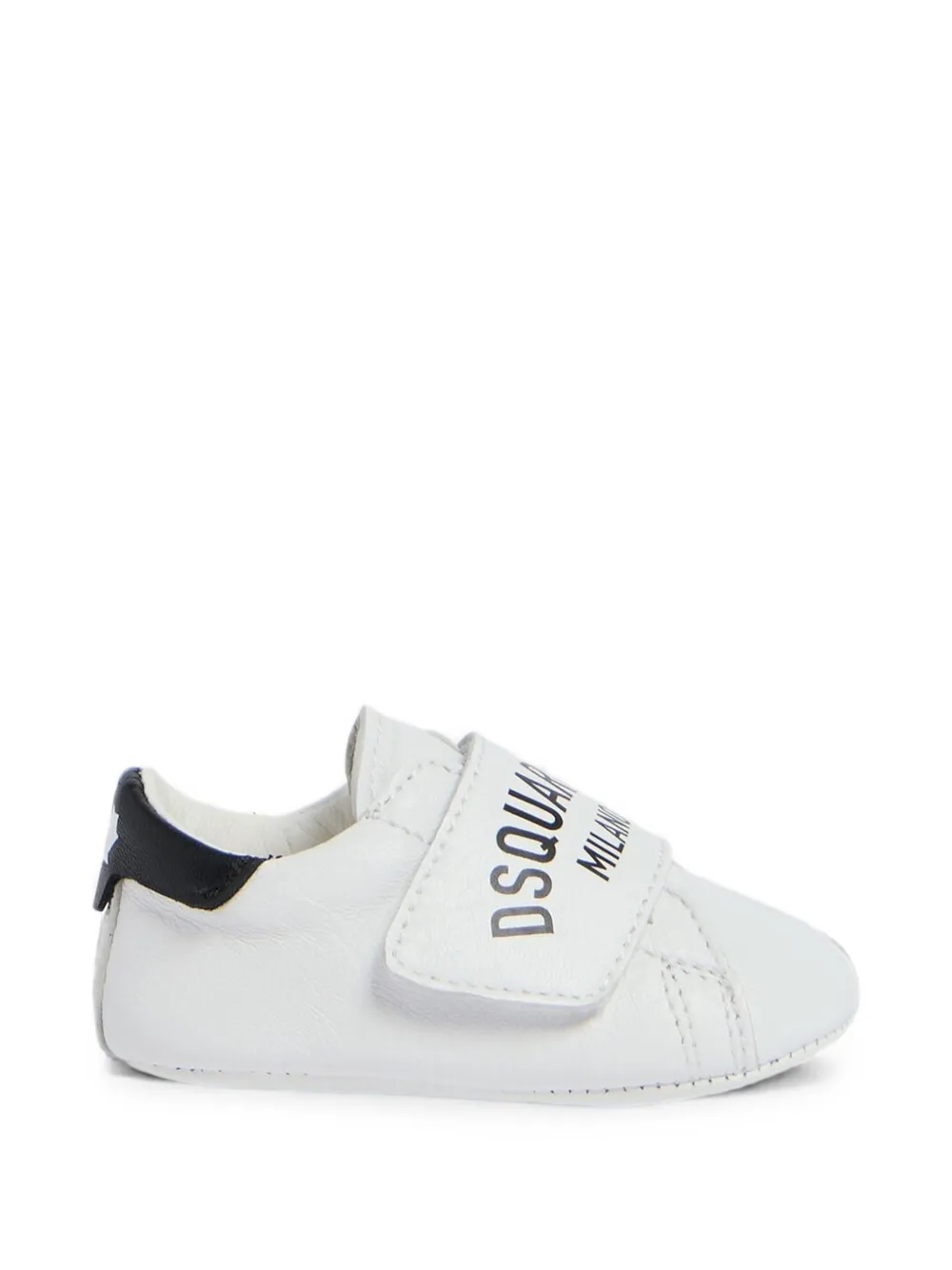 DSQUARED2 KIDS baskets en cuir - Blanc DSQUARED2 KIDS baskets en cuir - Blanc