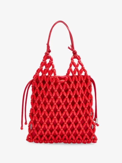 STAUD beaded drawstring bag
