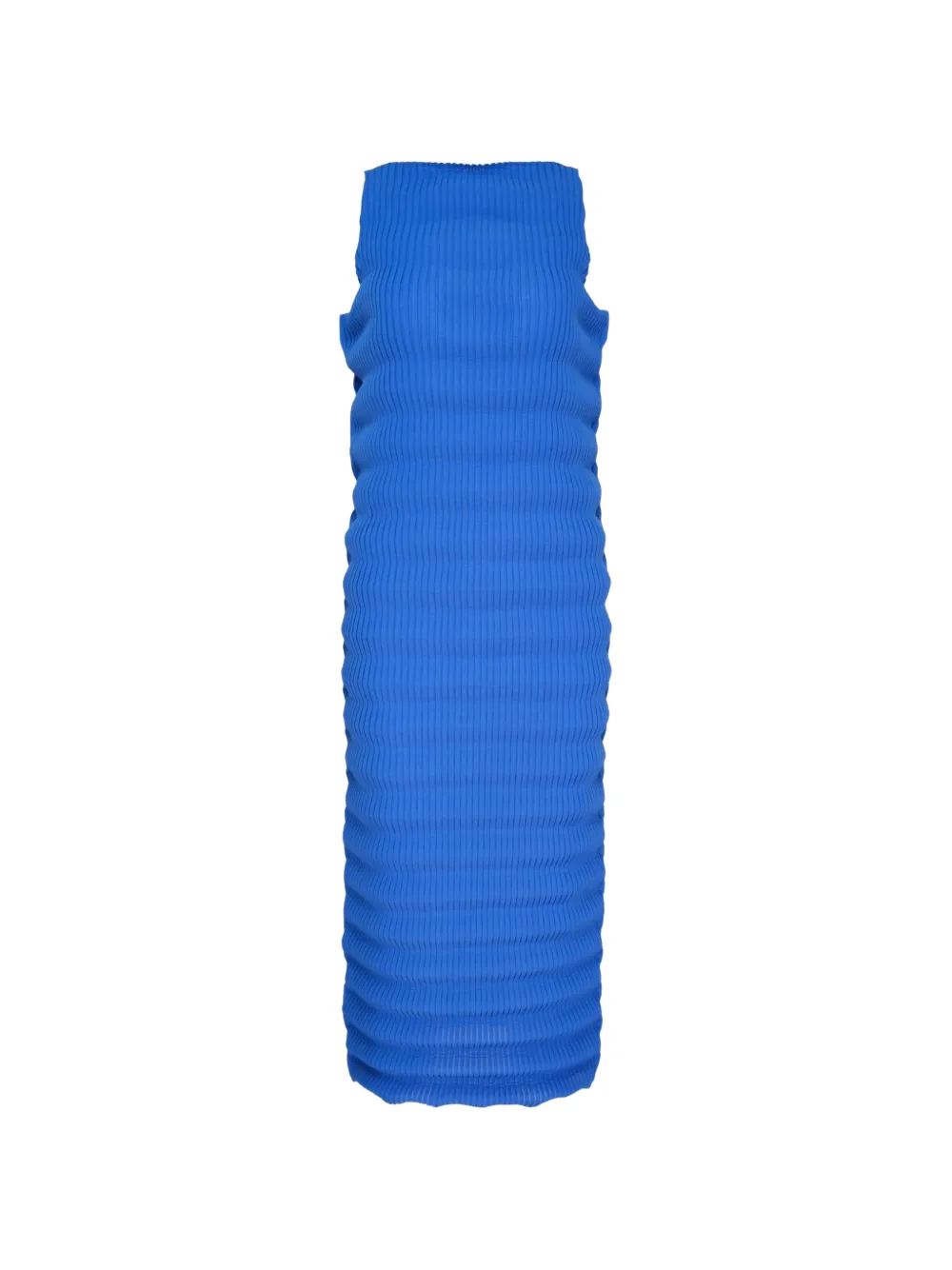 Issey Miyake Spring pleated midi dress - Blau