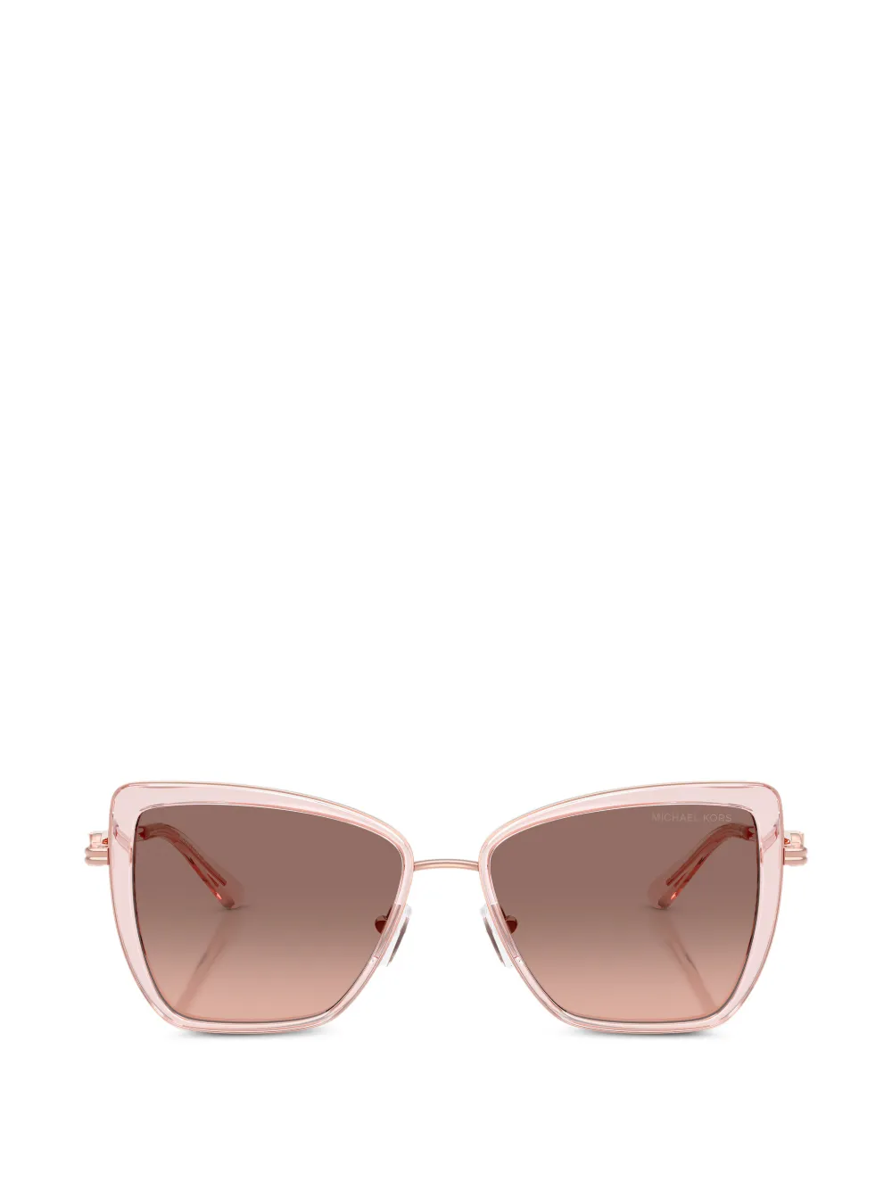 Michael Kors Sonnenbrille mit geometrischem Gestell - Rosa