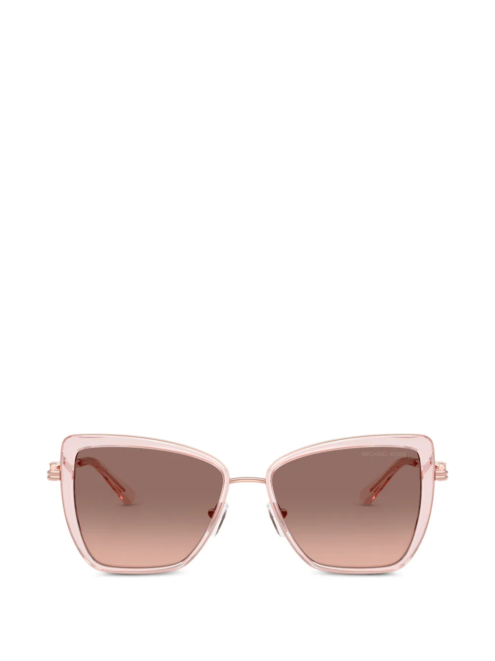 Michael Kors Sonnenbrille mit geometrischem Gestell - Rosa