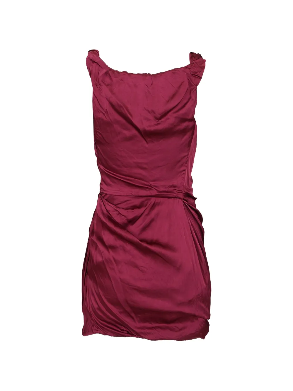 Vivienne Westwood Ginnie Draped Mini Dress in Red
