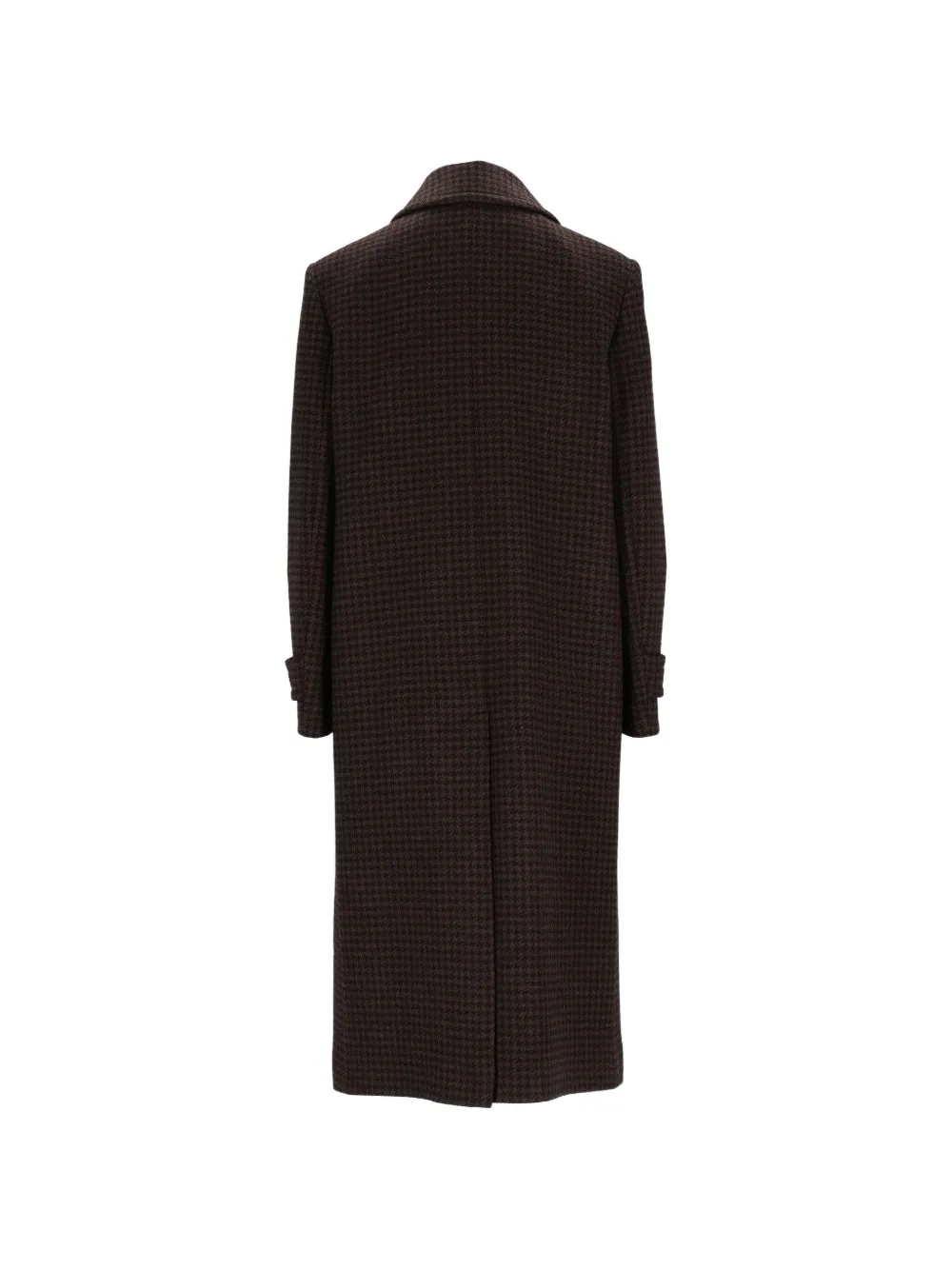 Tagliatore Bethany Houndstooth-pattern Coat In Brown
