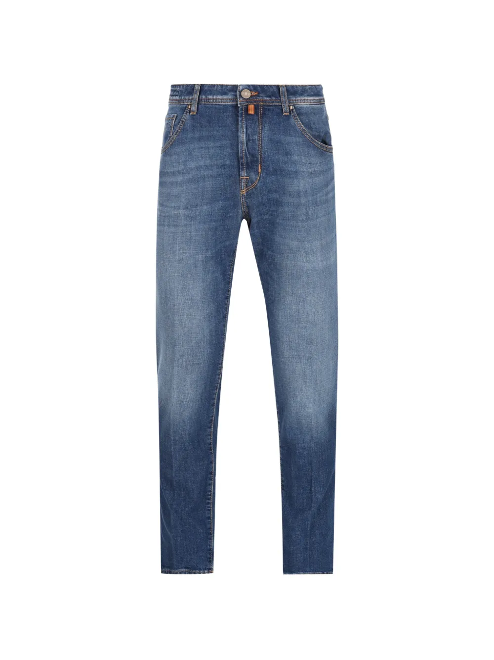 Jacob Cohën faded whiskered jeans - Blu