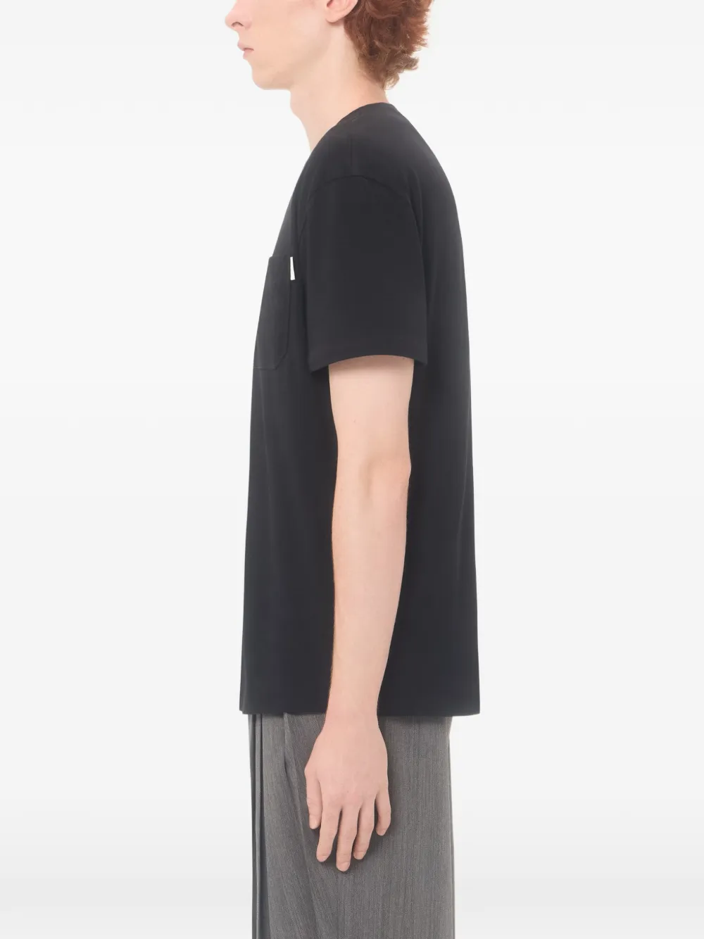 Valentino Garavani katoenen jersey T-shirt met VLogo Signature label Zwart