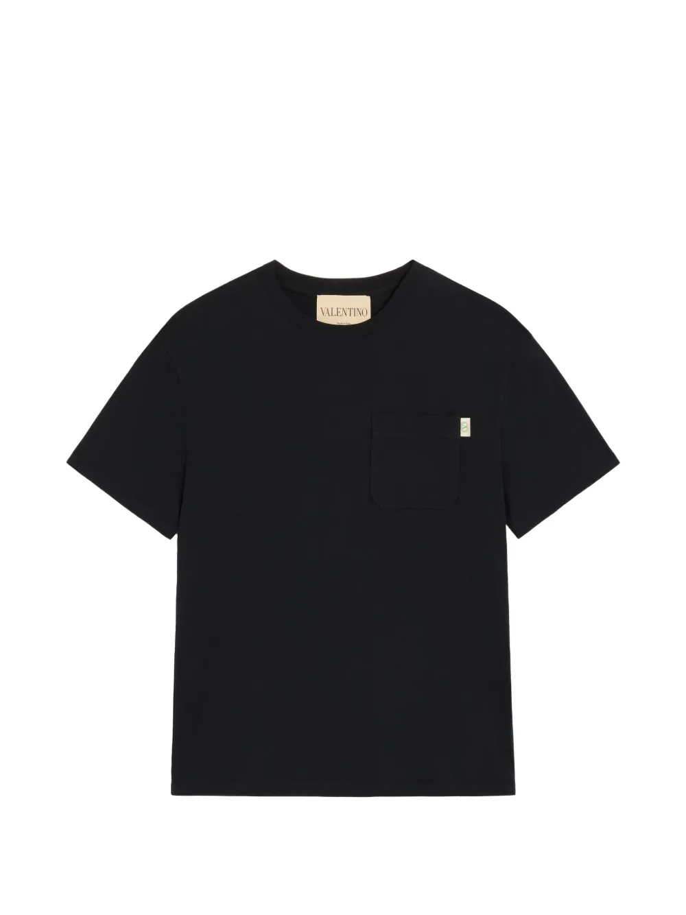 Valentino Garavani katoenen jersey T-shirt met VLogo Signature label Zwart