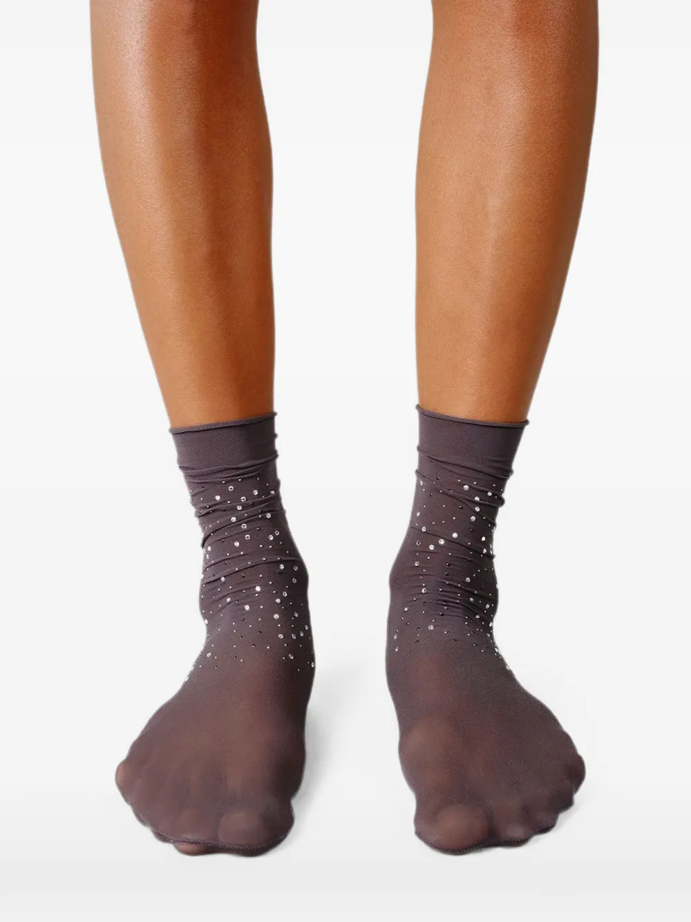 Swedish Stockings Pauline crystal-embellished socks - Grigio