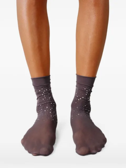 Swedish Stockings Pauline crystal-embellished socks