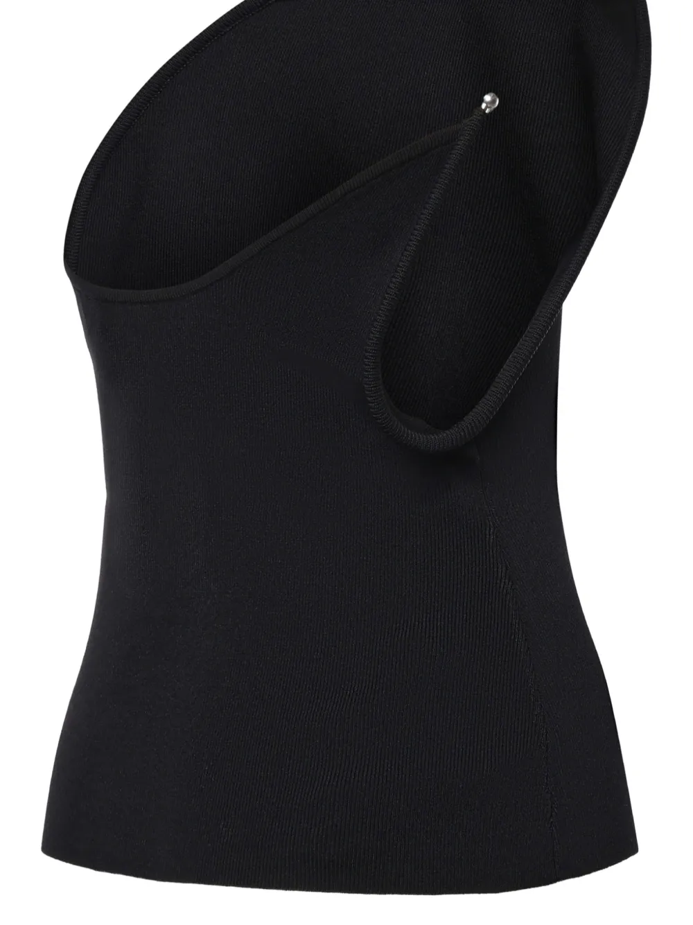 Christopher Esber Off-shoulder blouse met hardware detail Zwart