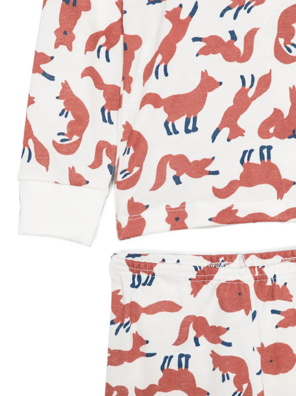 Petit Bateau Katoenen-jersey pyjama Wit