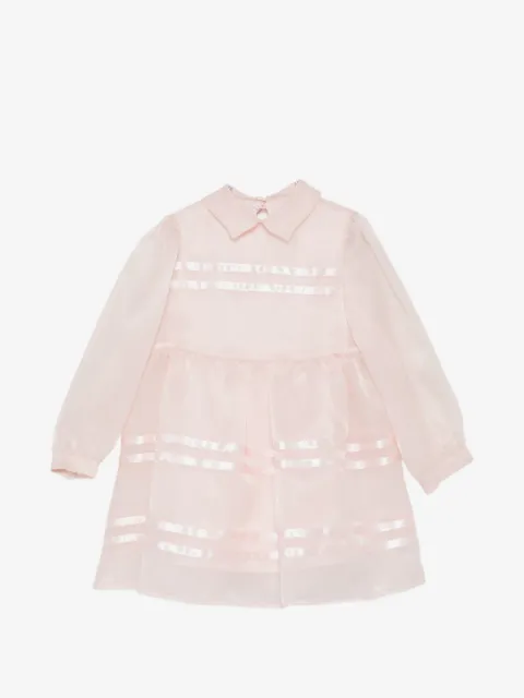 Simonetta vestido con capas escalonadas