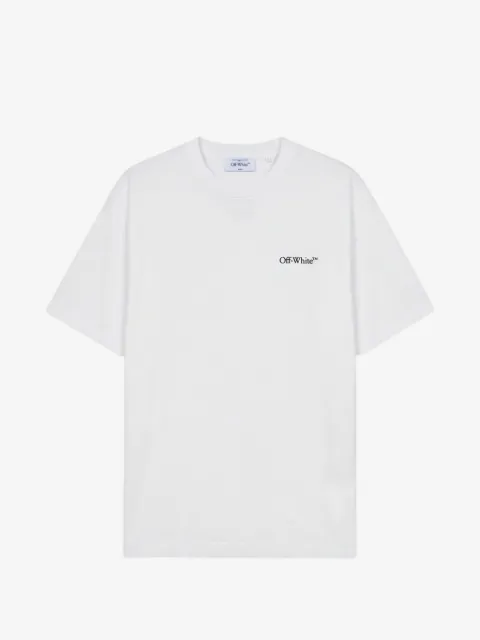Off-White T-Shirt mit Pfeil-Print