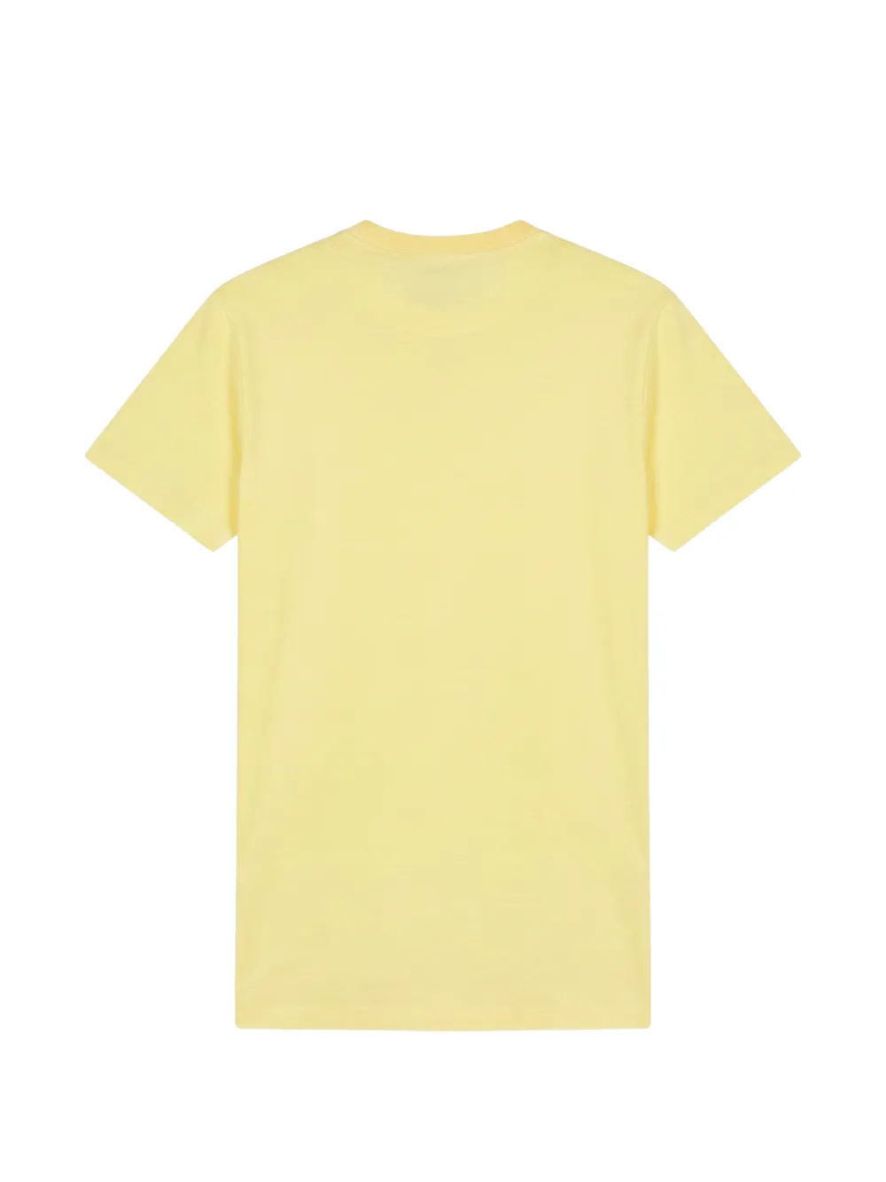 Off-White T-shirt met logoprint Geel