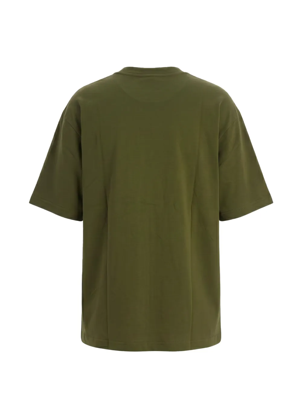 Off-White Katoenen T-shirt met logoprint Groen