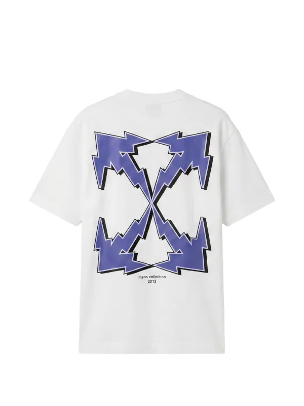 Off-White Arrows-print Cotton T-shirt | White | FARFETCH
