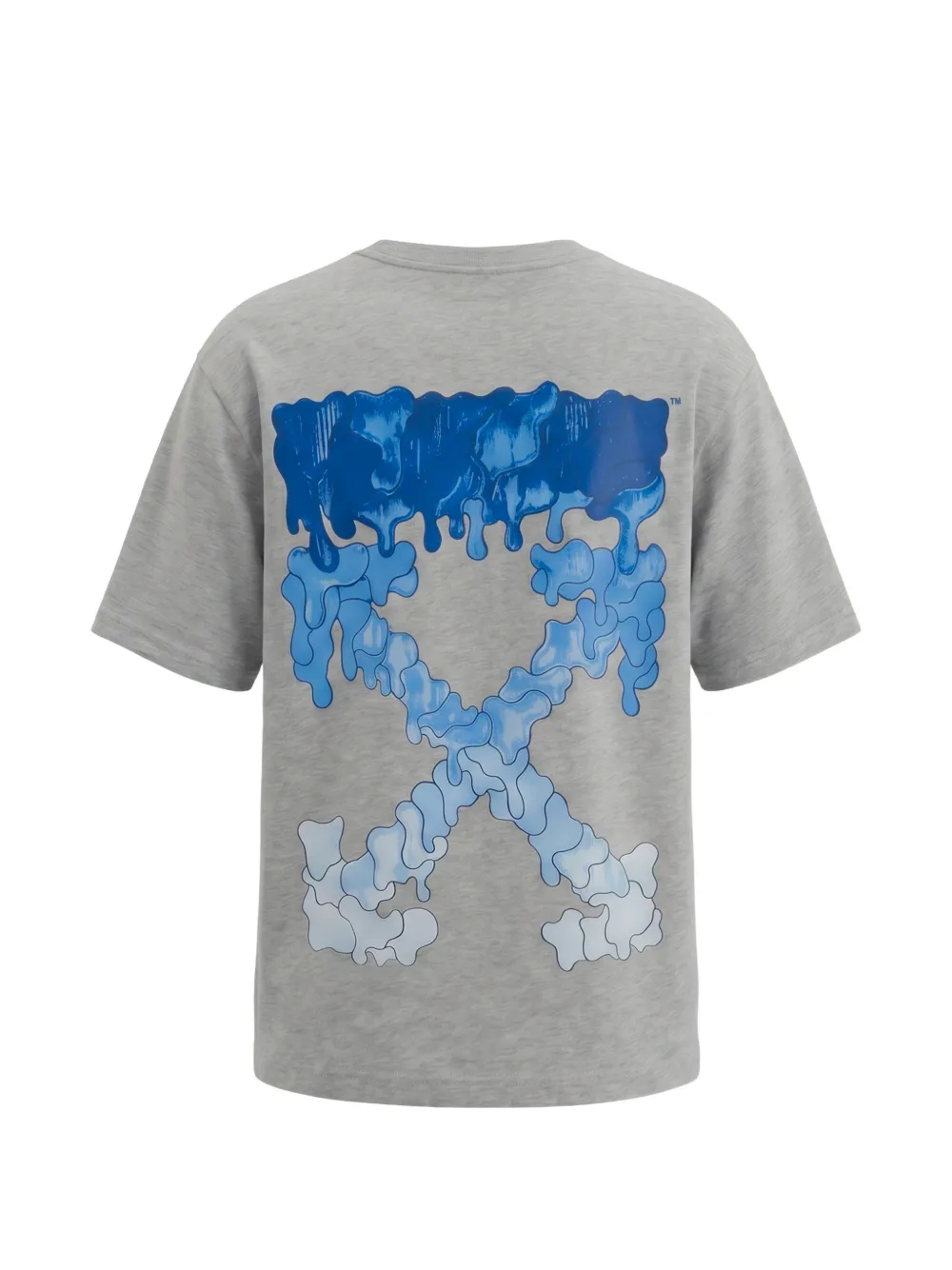 Off-White T-shirt met pijlprint Grijs