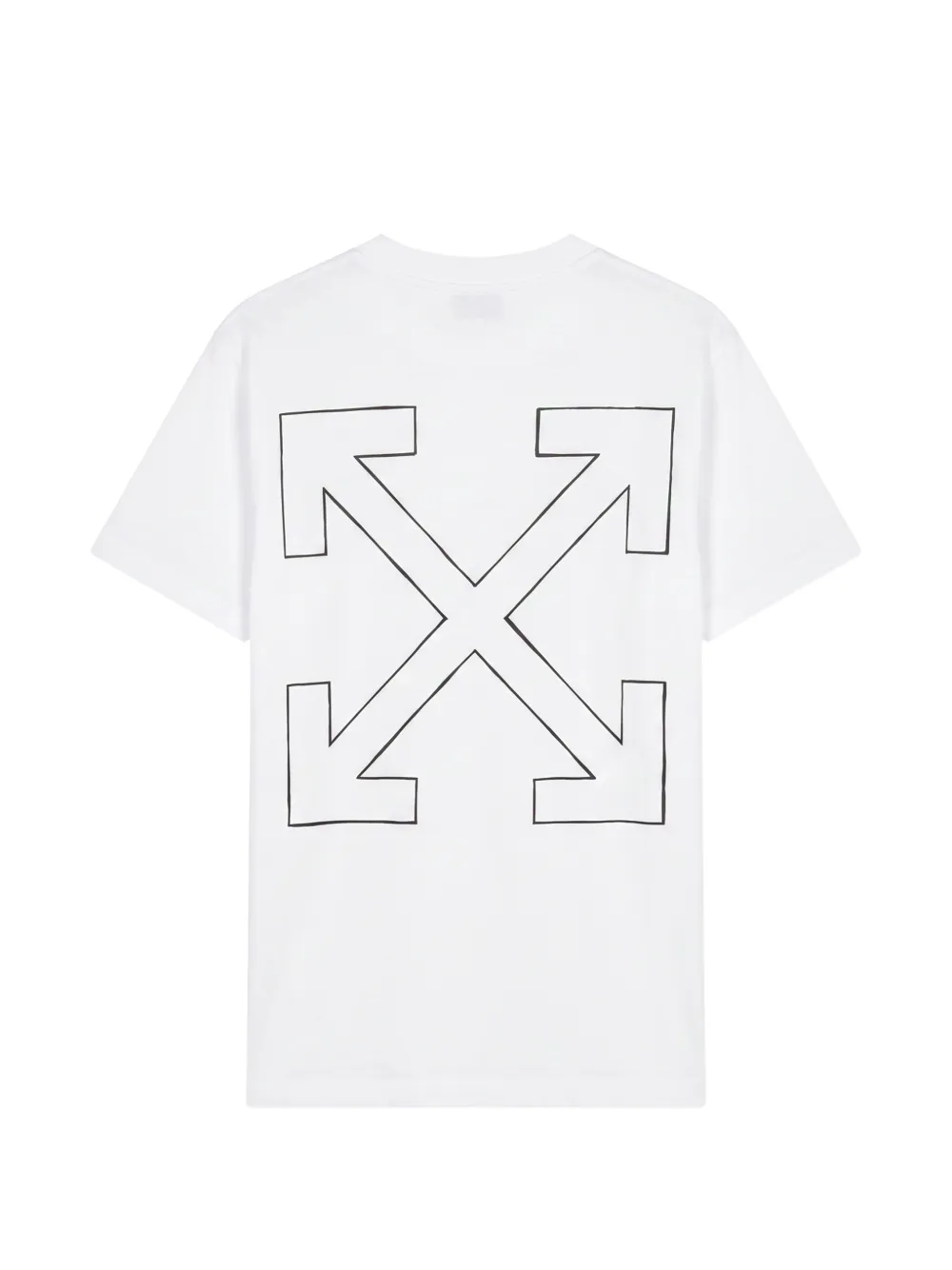 Off-White T-shirt met adelaarprint Wit