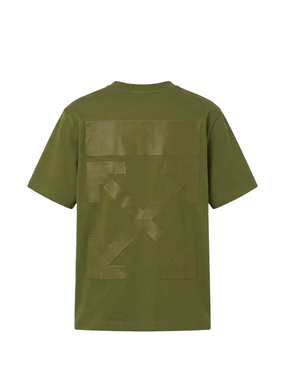 Off-White T-shirt met Arrows-patch en logoprint Groen