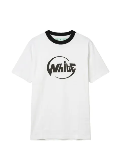 Off-White graphic-print ringer T-shirt